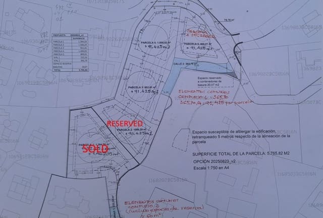 Ubebygd land til salgs i Moraira, Teulada-Moraira - € 800 000 (Ref: 8936197)