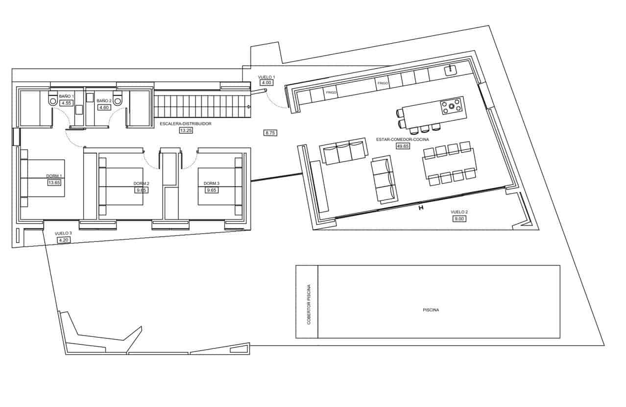 Villa te koop in Benissa met zwembad garage - € 1.370.000 (Ref: 9002296)