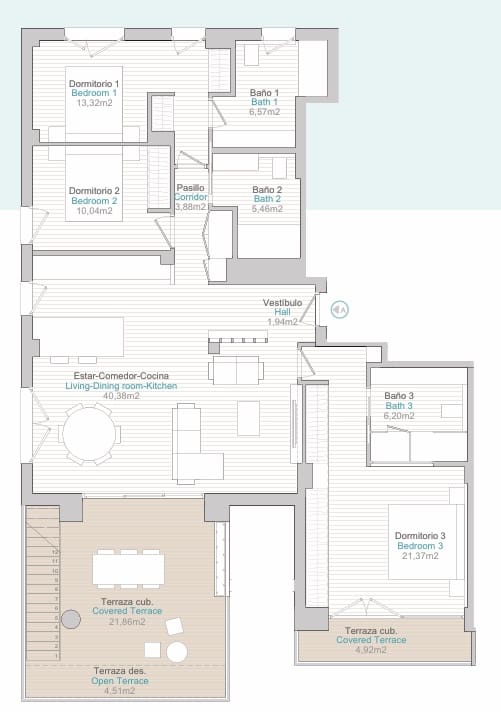 3 soveværelse Penthouse til salg i Calpe / Calp med swimmingpool garage - € 1.650.000 (Ref: 9679231)