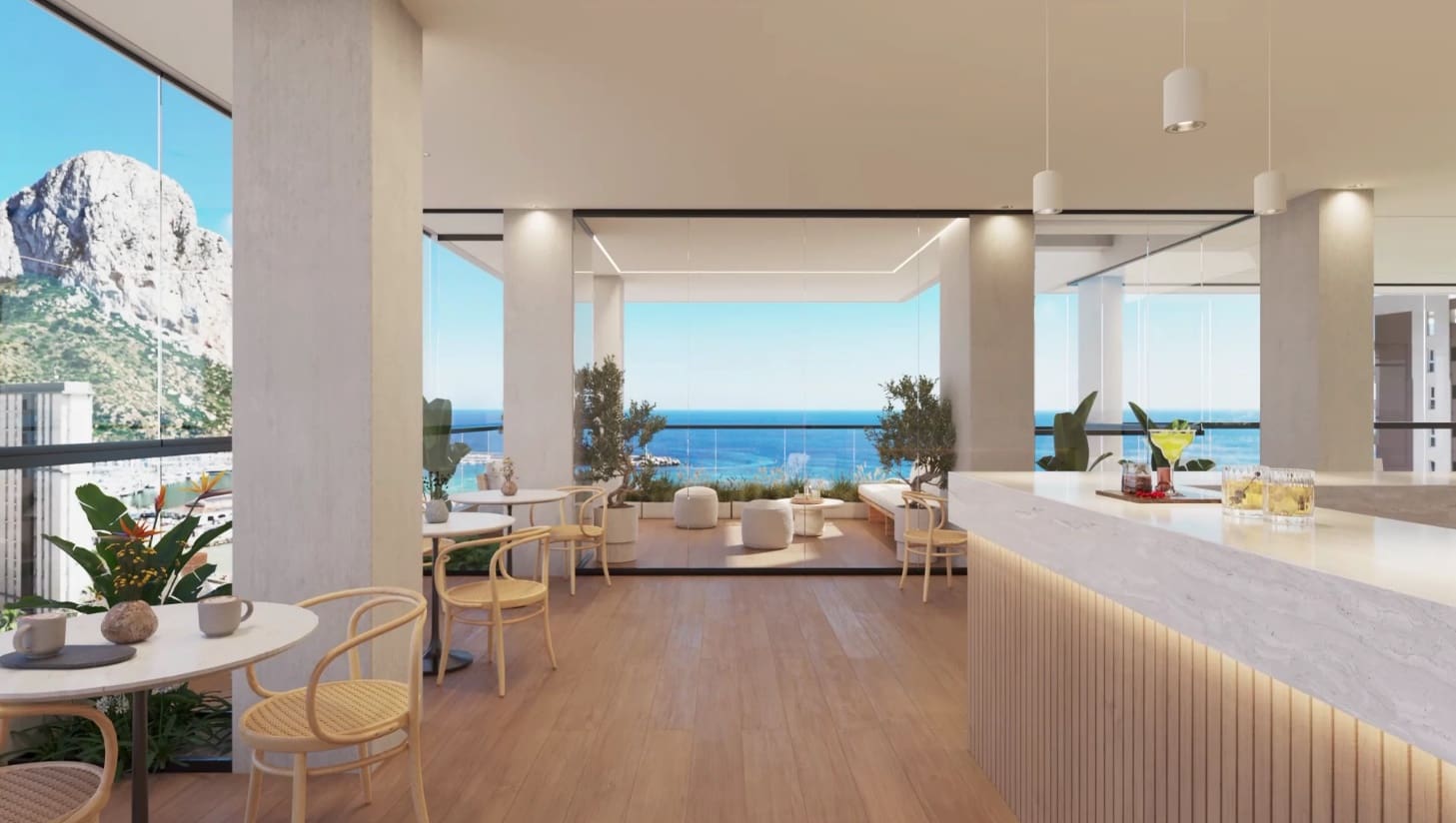 2 quarto Apartamento para venda em Calpe / Calp com piscina garagem - 650 000 € (Ref: 9679232)