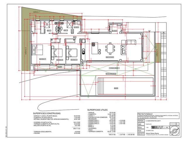 3 soveværelse Villa til salg i Pedreguer med swimmingpool garage - € 728.000 (Ref: 9727437)