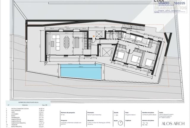 3 slaapkamer Villa te koop in Pedreguer met zwembad garage - € 733.000 (Ref: 9731165)