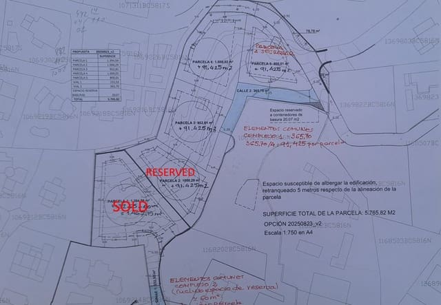 Mark till salu i Moraira, Teulada-Moraira - 800 000 € (Ref: 9882645)