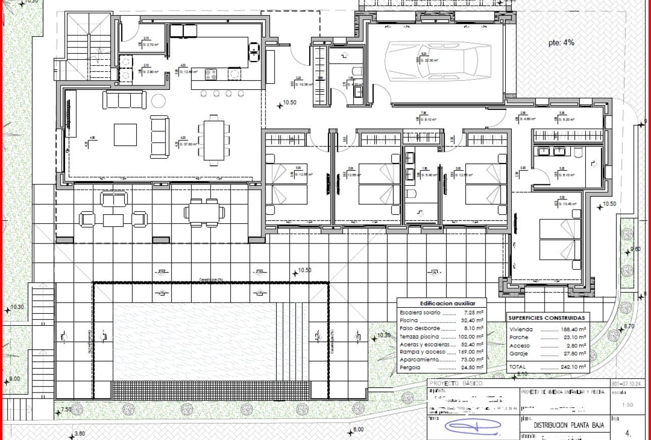 4 bedroom Villa for sale in Calpe / Calp with pool - € 1,750,000 (Ref: 9939049)