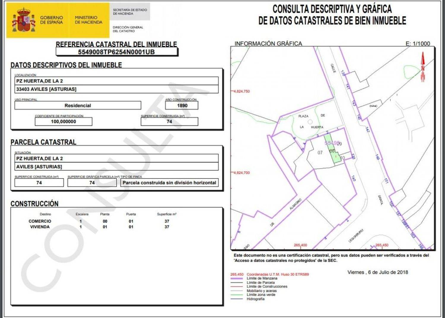 Grunde uden byggetilladelser til salg i Aviles - € 32.000 (Ref: 4040008)