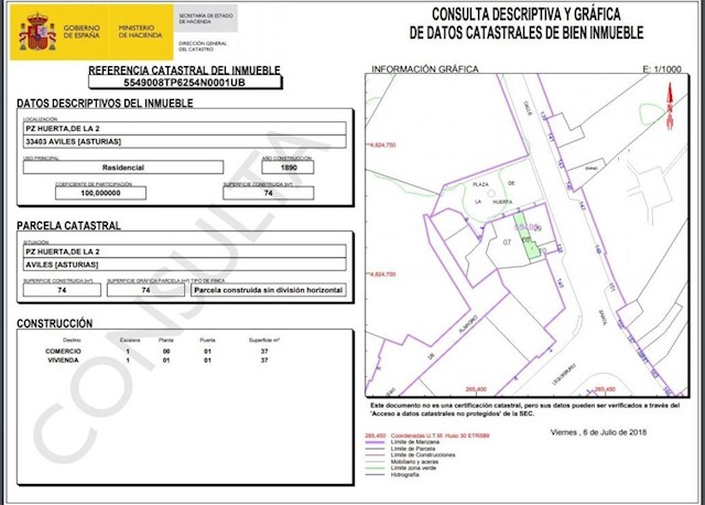 Mark till salu i Avilés - 32 000 € (Ref: 4040008)