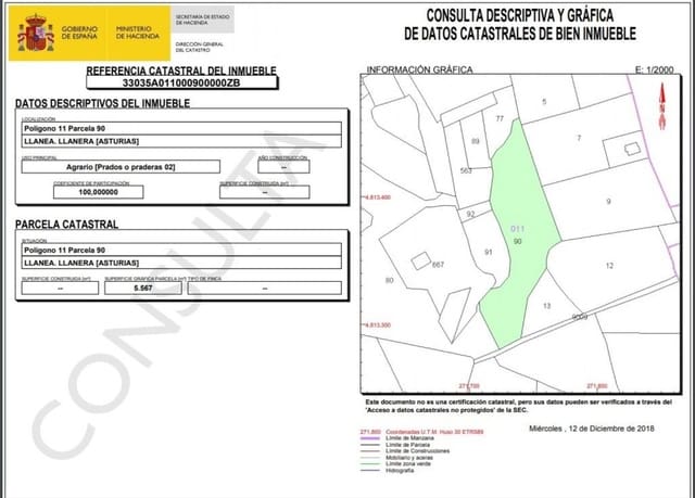 Rakentamaton maa myytävänä paikassa Llanera - 500 000 € (Ref: 4322361)