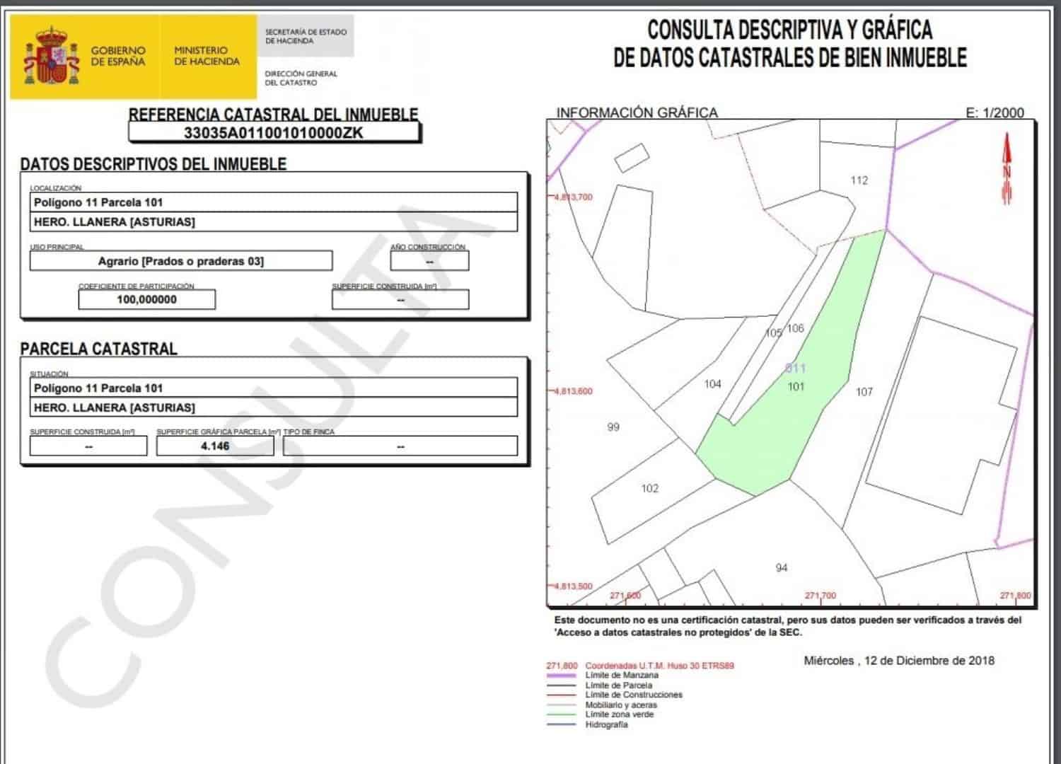 Rakentamaton maa myytävänä paikassa Llanera - 500 000 € (Ref: 4322361)