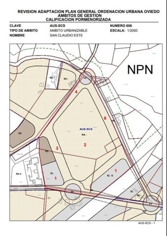 Undeveloped Land for sale in Oviedo - € 995,000 (Ref: 4322362)