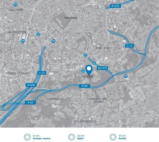 Mark till salu i Centro Urbano, Oviedo - 995 000 € (Ref: 9264042)