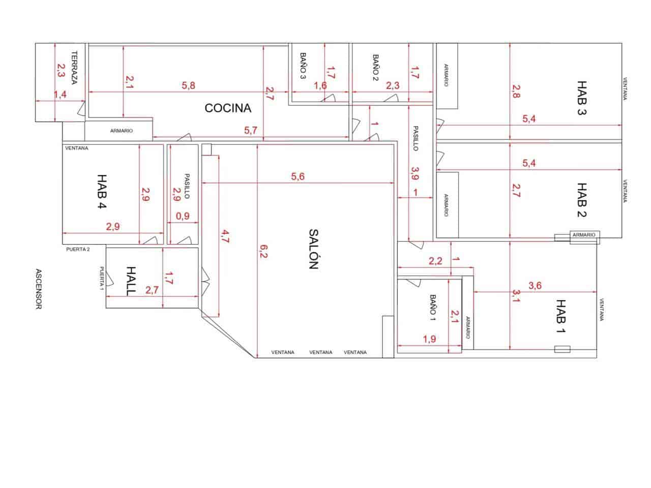 4 bedroom Flat for sale in Bilbao with garage - € 850,000 (Ref: 9921573)
