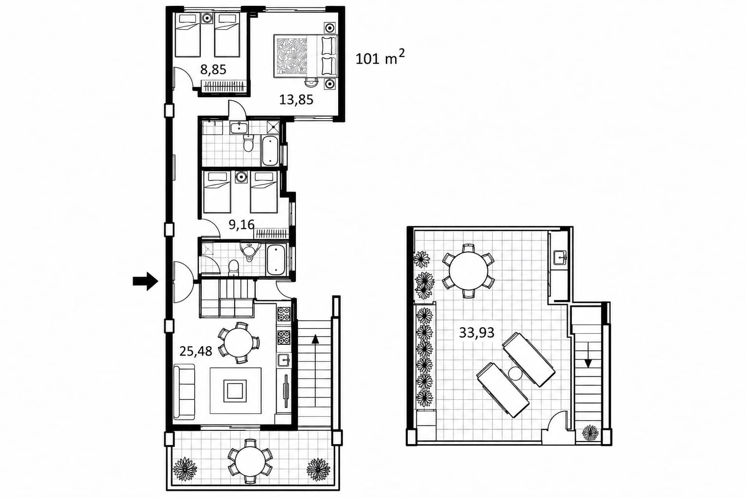 3 sypialnia Apartament na sprzedaż w Almoradi z basenem - 138 000 € (Ref: 10161118)