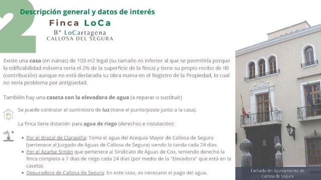 1 camera da letto Finca/Casa di Campagna in vendita in Callosa de Segura - 260.000 € (Rif: 7442838)