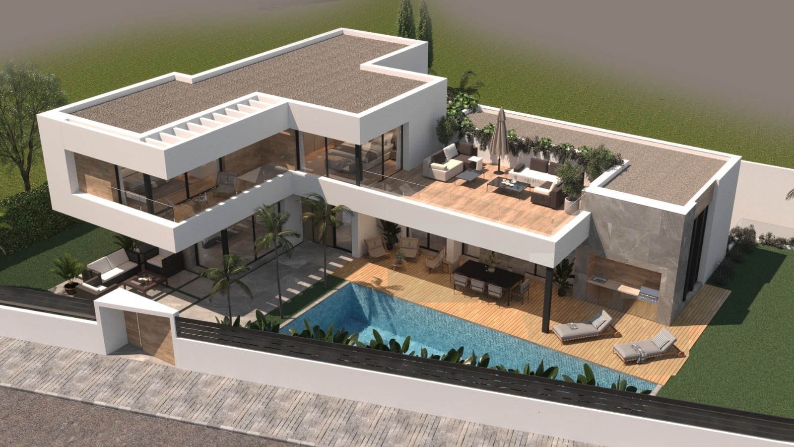 5 Zimmer Villa zu verkaufen in Ciudad Quesada mit Pool Garage - 1.500.000 € (Ref: 8023876)