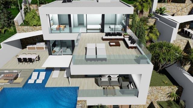 Chalet de 4 habitaciones en Maryvilla, Calpe / Calp en venta con piscina - 1.550.000 € (Ref: 9216512)