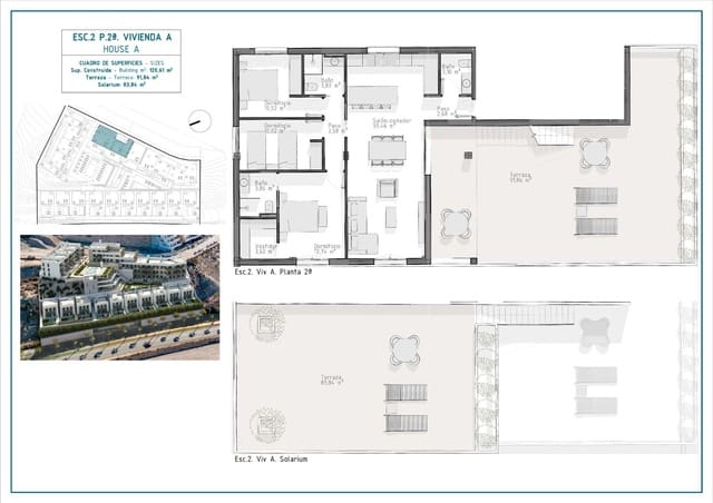 2 bedroom Apartment for sale in El Hornillo, Aguilas with pool garage - € 297,000 (Ref: 9217128)