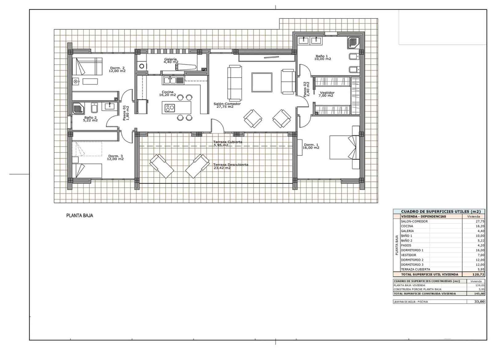3 sovrum Villa till salu i Pinoso med pool garage - 398 000 € (Ref: 9346831)