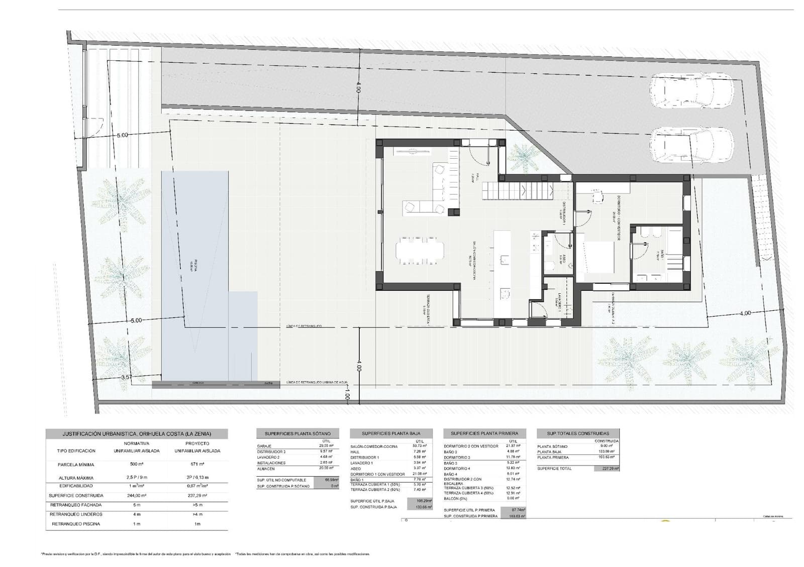 Chalet de 4 habitaciones en La Zenia en venta con piscina - 1.700.000 € (Ref: 9402913)