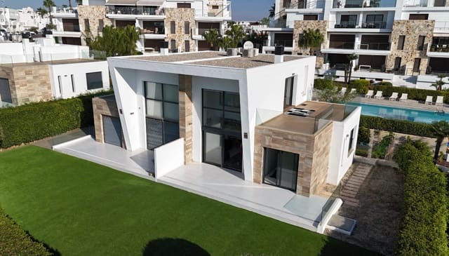 3 soveværelse Semi-Rækkehus til salg i Los Dolses, Orihuela med swimmingpool garage - € 585.000 (Ref: 9432140)