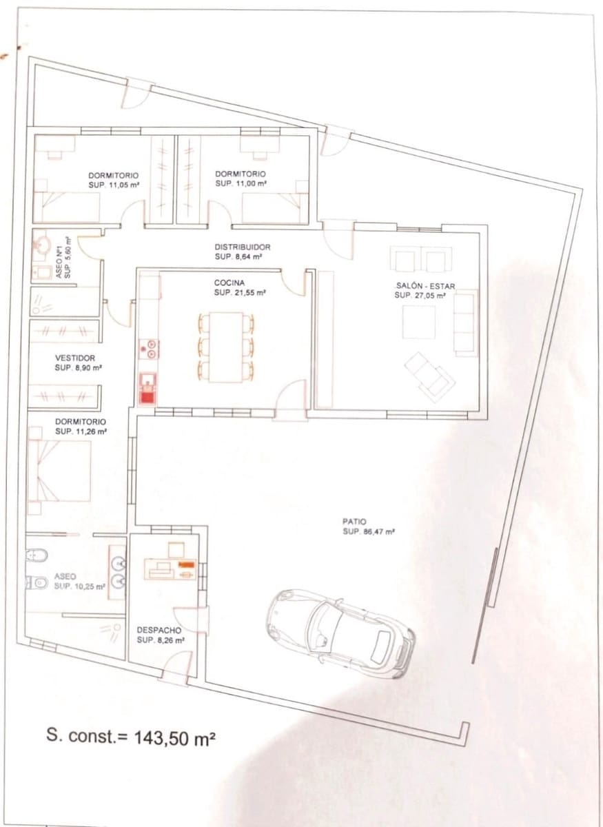 3 camera da letto Villa in vendita in Torre de la Horadada con garage - 598.000 € (Rif: 9455959)