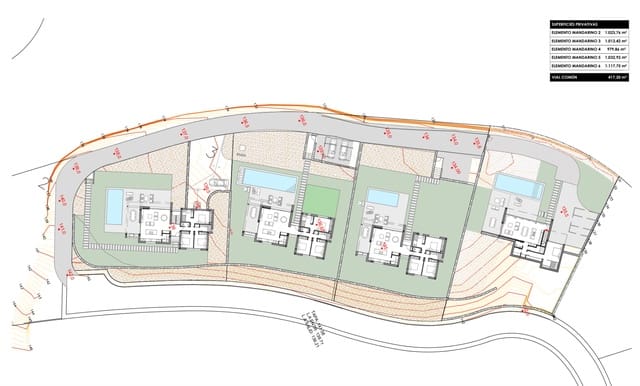 3 quarto Moradia para venda em Las Colinas Golf, Orihuela com piscina - 875 000 € (Ref: 9470901)