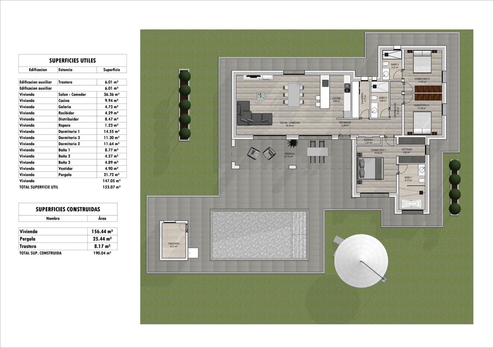 3 camera da letto Villa in vendita in Aspe con piscina garage - 518.000 € (Rif: 9485522)