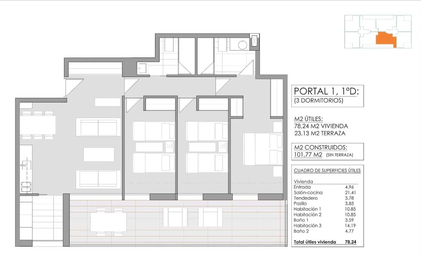 3 soveværelse Lejlighed til salg i Javea / Xabia med swimmingpool garage - € 375.000 (Ref: 9620772)