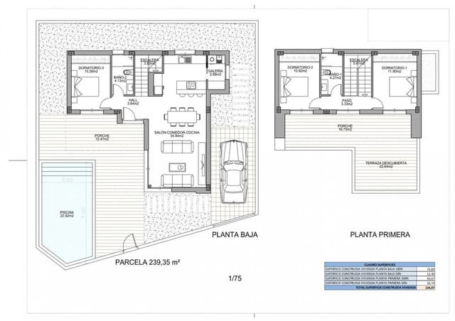 3 bedroom Villa for sale in Benijófar with pool garage - € 586,000 (Ref: 9640188)