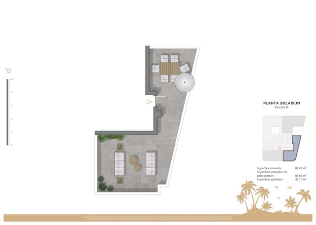 2 quarto Apartamento para venda em Zona Pueblo, Guardamar del Segura com piscina - 468 500 € (Ref: 9640241)