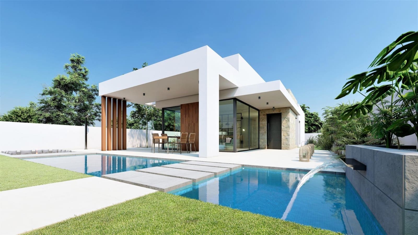 3 sypialnia Willa na sprzedaż w San Fulgencio z basenem garażem - 660 000 € (Ref: 9647763)