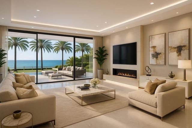 5 soverom Villa til salgs i Punta Prima, Orihuela med svømmebasseng garasje - € 3 900 000 (Ref: 9690045)