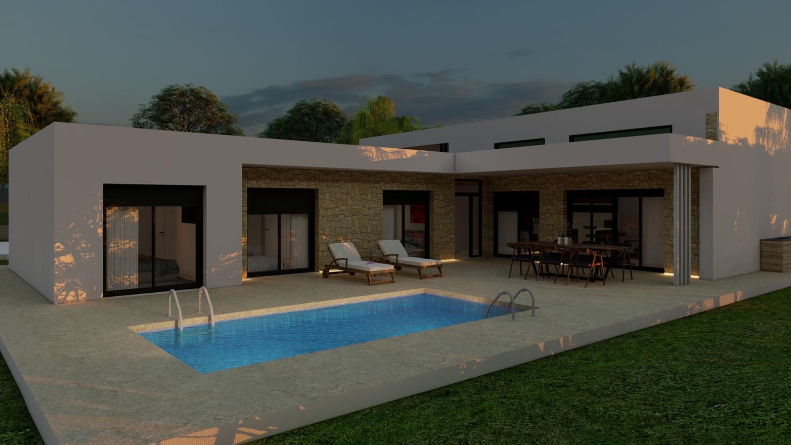 3 chambre Villa/Maison à vendre à Pinoso avec piscine - 385 000 € (Ref: 9747690)