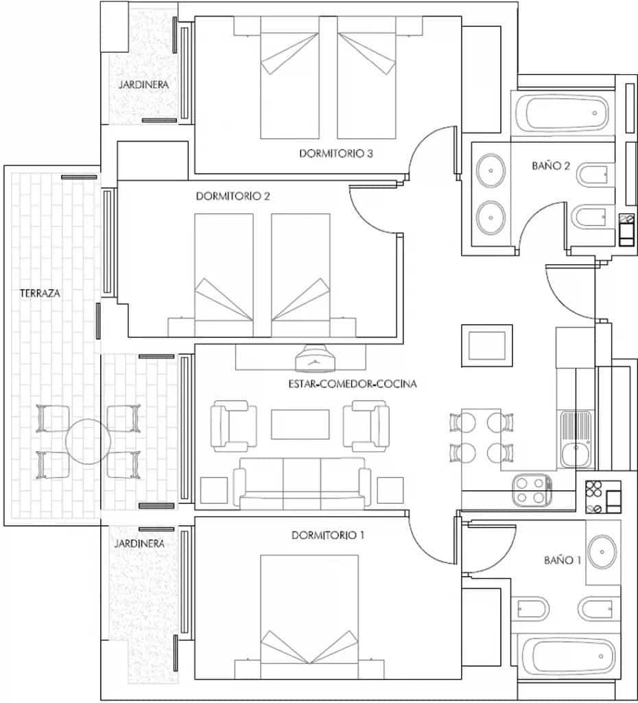3 sovrum Lägenhet till salu i Puerto del Rey med pool garage - 190 000 € (Ref: 9783169)
