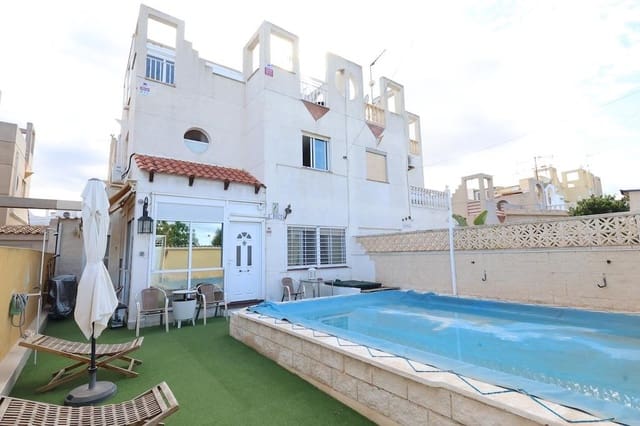 3 chambre Maison de Ville à vendre à El Chaparral - La Siesta - La Torreta, Torrevieja avec piscine garage - 205 000 € (Ref: 9790260)