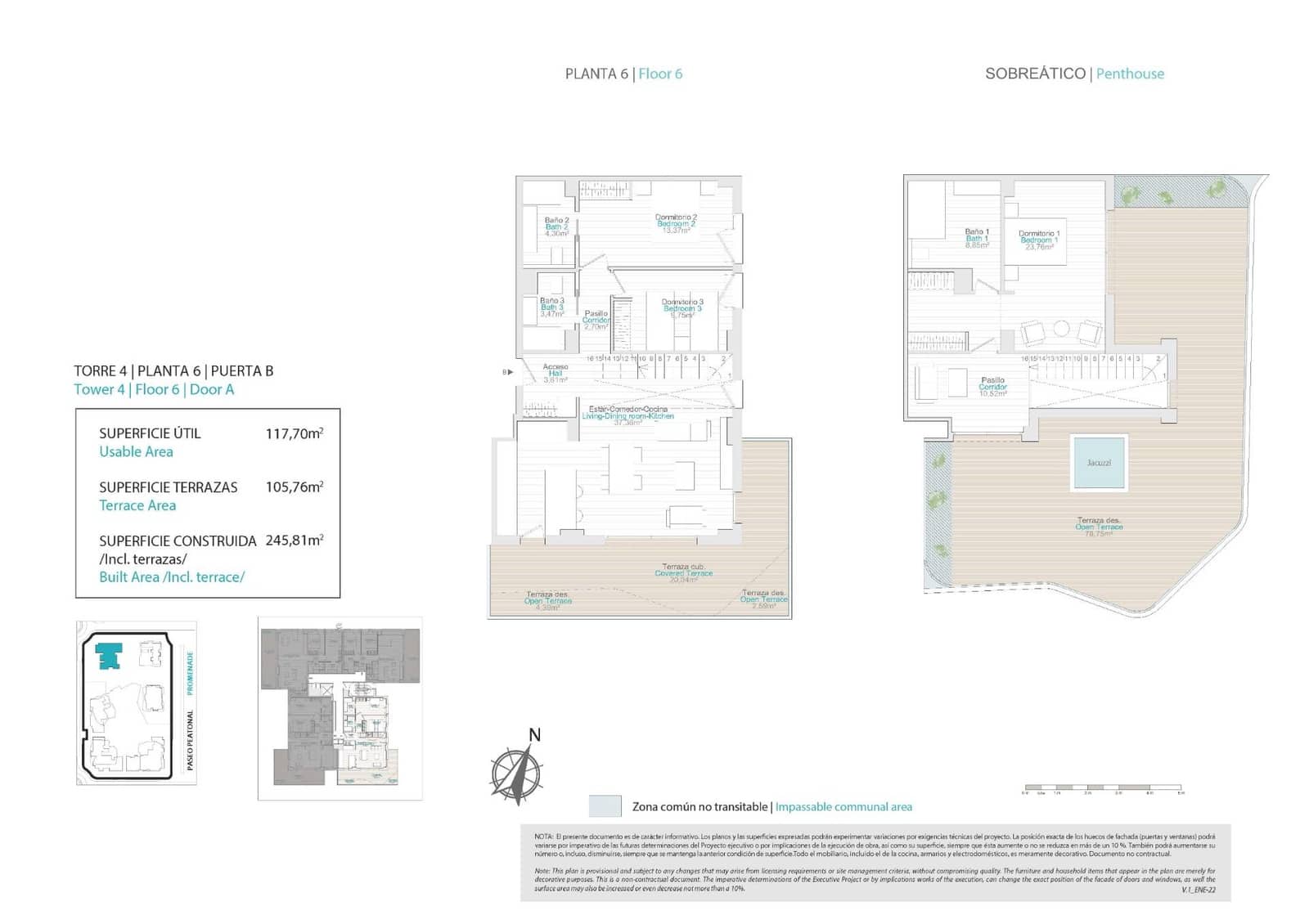 3 quarto Apartamento para venda em La Villajoyosa / Vila Joiosa com piscina garagem - 830 000 € (Ref: 9815552)