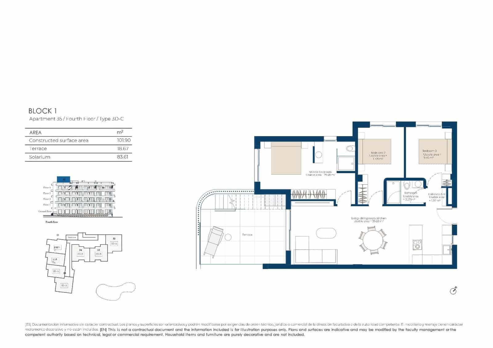 3 slaapkamer Appartement te koop in Banos y Mendigo met zwembad garage - € 475.000 (Ref: 9951018)