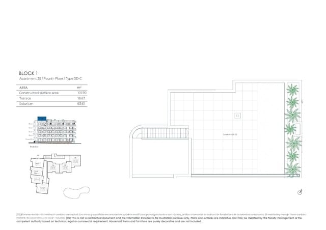 3 slaapkamer Appartement te koop in Baños y Mendigo, Murcia stad met zwembad garage - € 475.000 (Ref: 9951018)