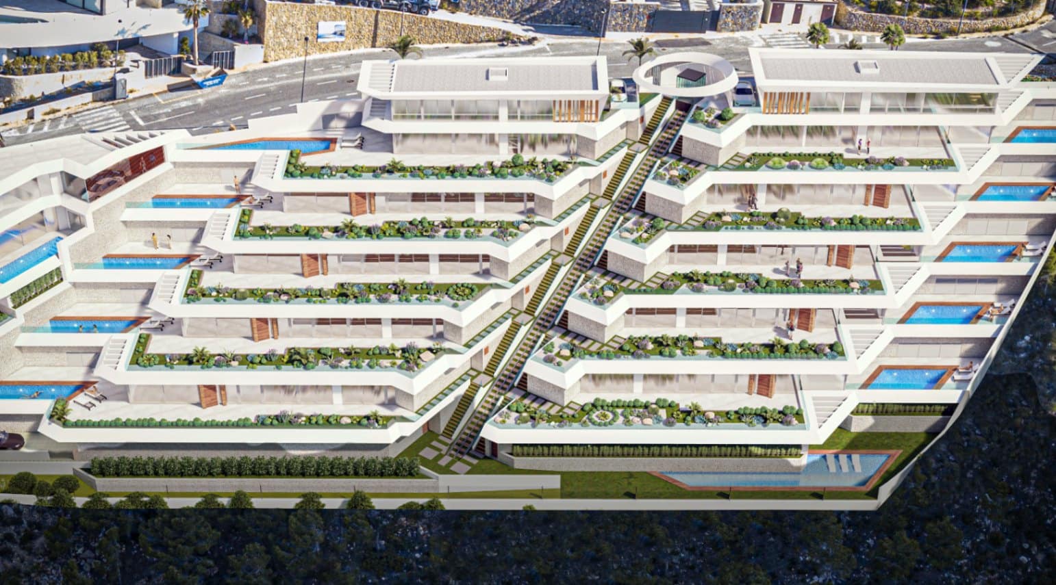 3 sypialnia Apartament na sprzedaż w Altea z basenem garażem - 1 200 000 € (Ref: 9267615)