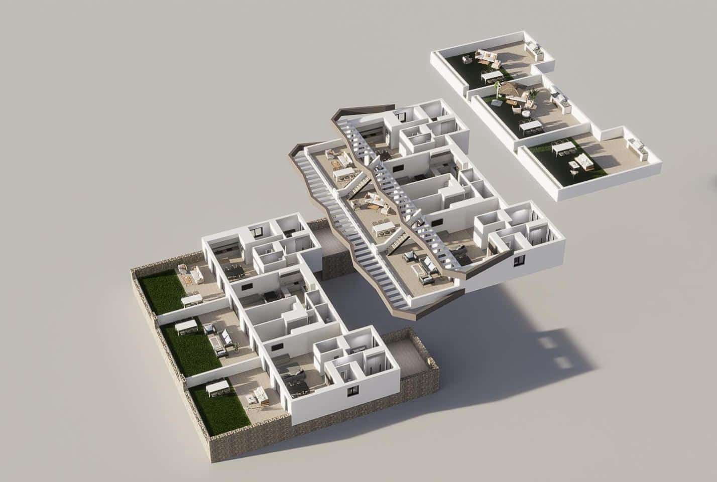 3 chambre Bungalow à vendre à Finestrat avec piscine garage - 452 900 € (Ref: 9866072)