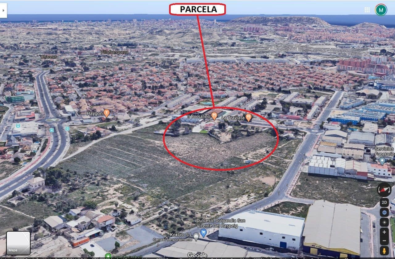 Mark till salu i San Vicente / Sant Vicent del Raspeig - 750 000 € (Ref: 3099651)