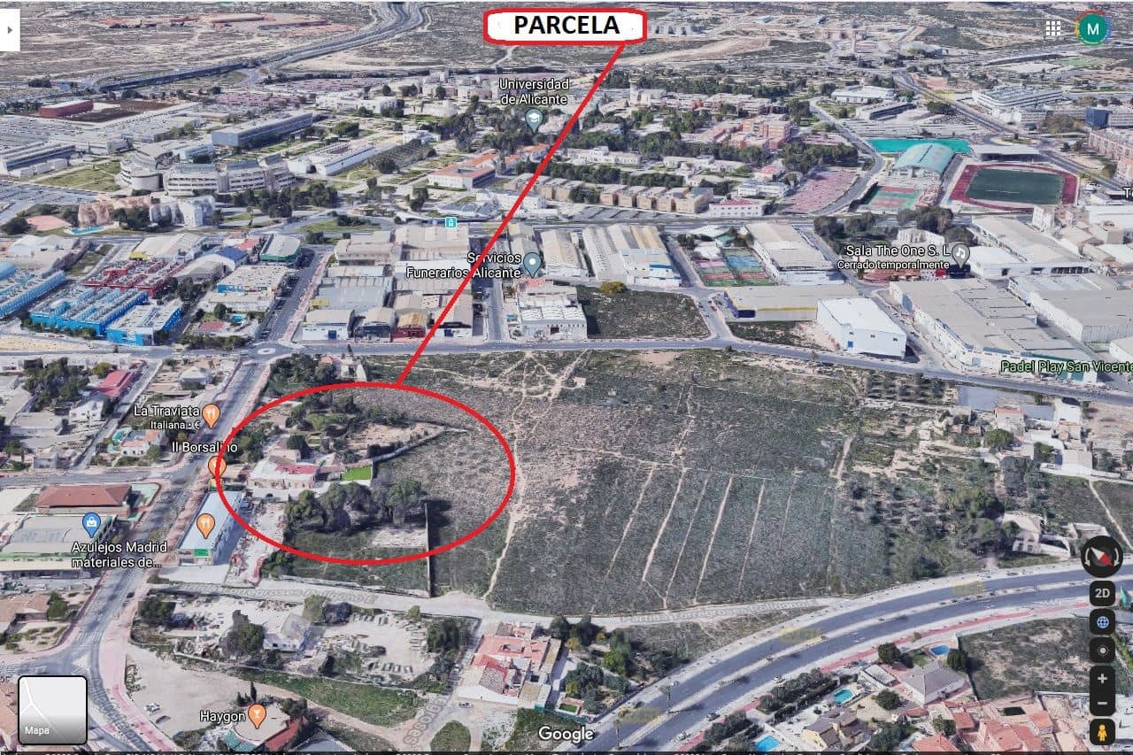 Mark till salu i San Vicente / Sant Vicent del Raspeig - 750 000 € (Ref: 3099651)