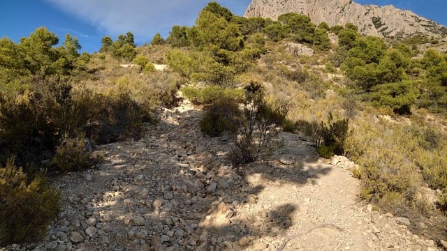 Grunde uden byggetilladelser til salg i Finestrat Pueblo, Finestrat - € 85.000 (Ref: 5827728)