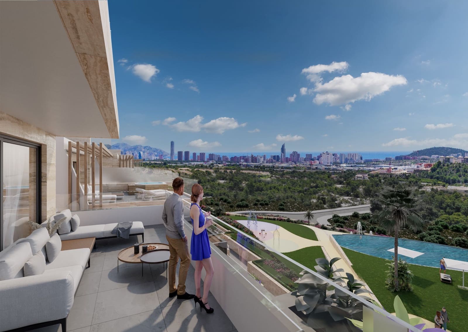 Apartamento de 2 habitaciones en Finestrat en venta con piscina - 315.000 € (Ref: 6602913)