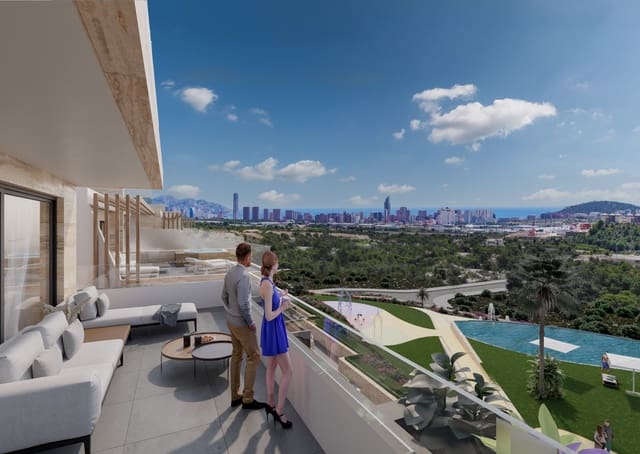 2 Zimmer Apartment zu verkaufen in Balcón de Finestrat - Terra Marina, Finestrat mit Pool - 315.000 € (Ref: 6602913)