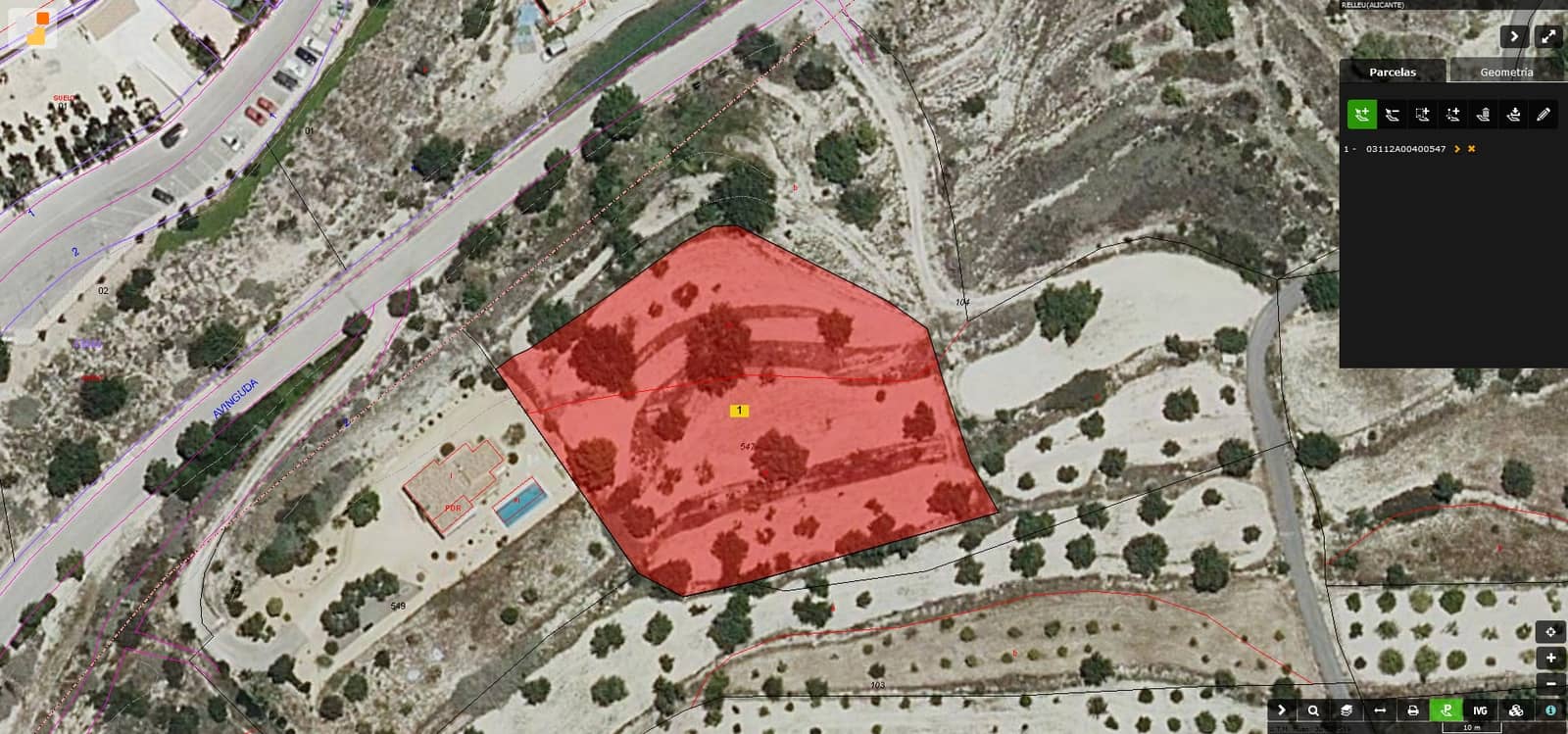 Grunde uden byggetilladelser til salg i Relleu - € 35.000 (Ref: 8821634)