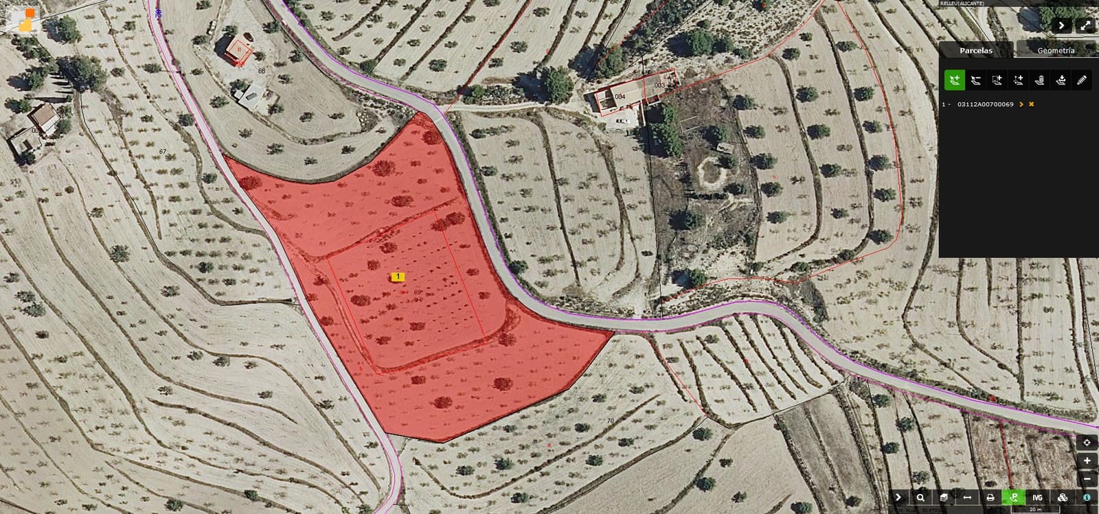 Grunde uden byggetilladelser til salg i Relleu - € 35.000 (Ref: 8864363)