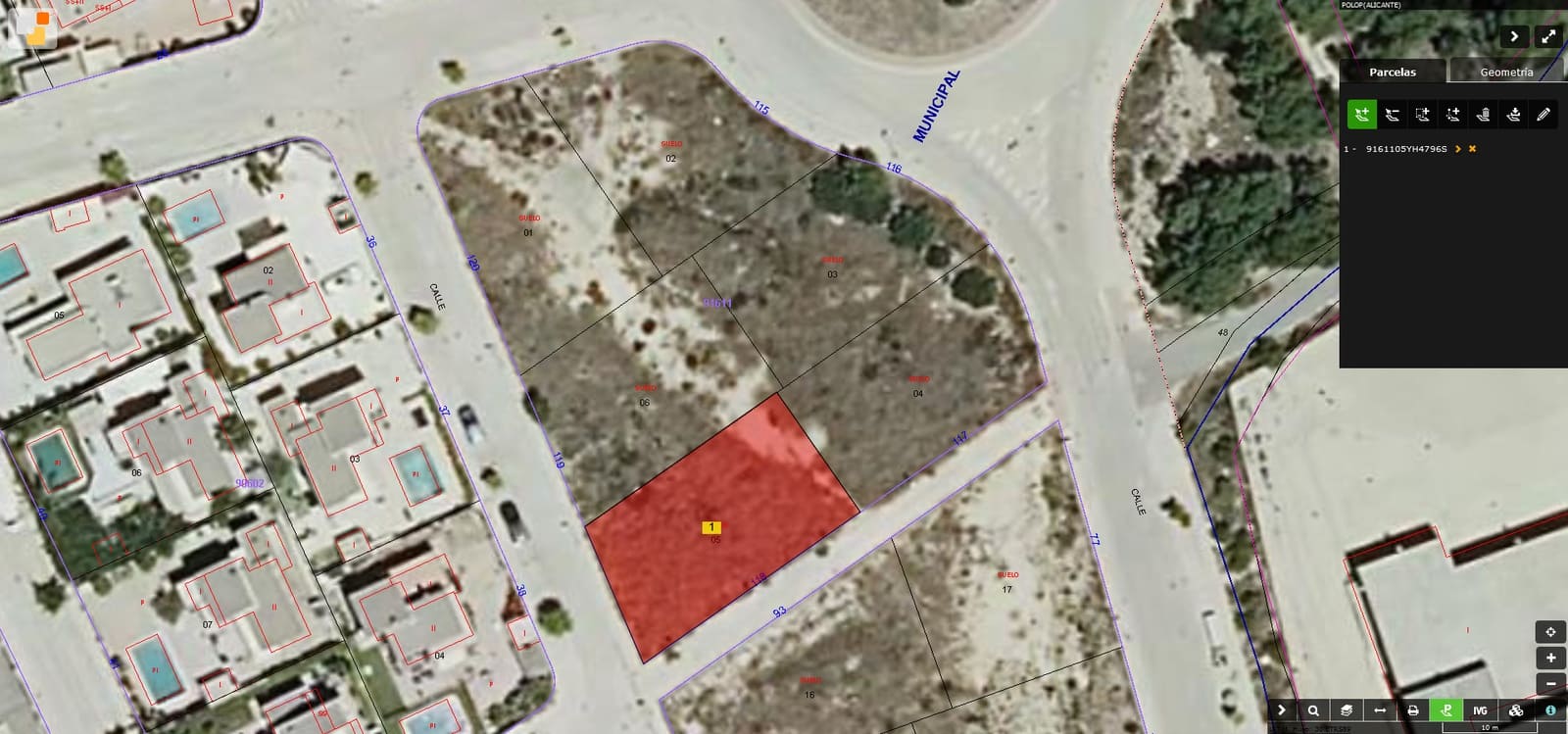 Mark till salu i Polop - 130 000 € (Ref: 9160779)