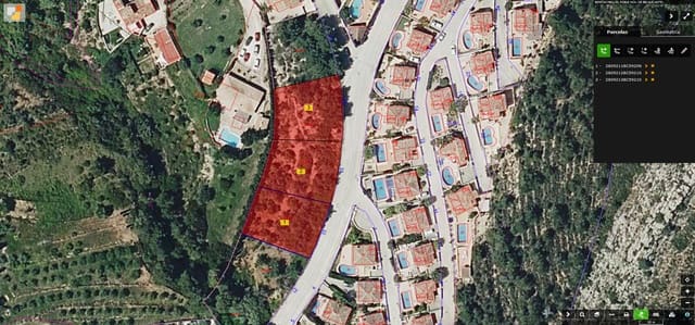 Landgrundstück zu verkaufen in Benitachell / Benitatxell - 155.000 € (Ref: 9382312)