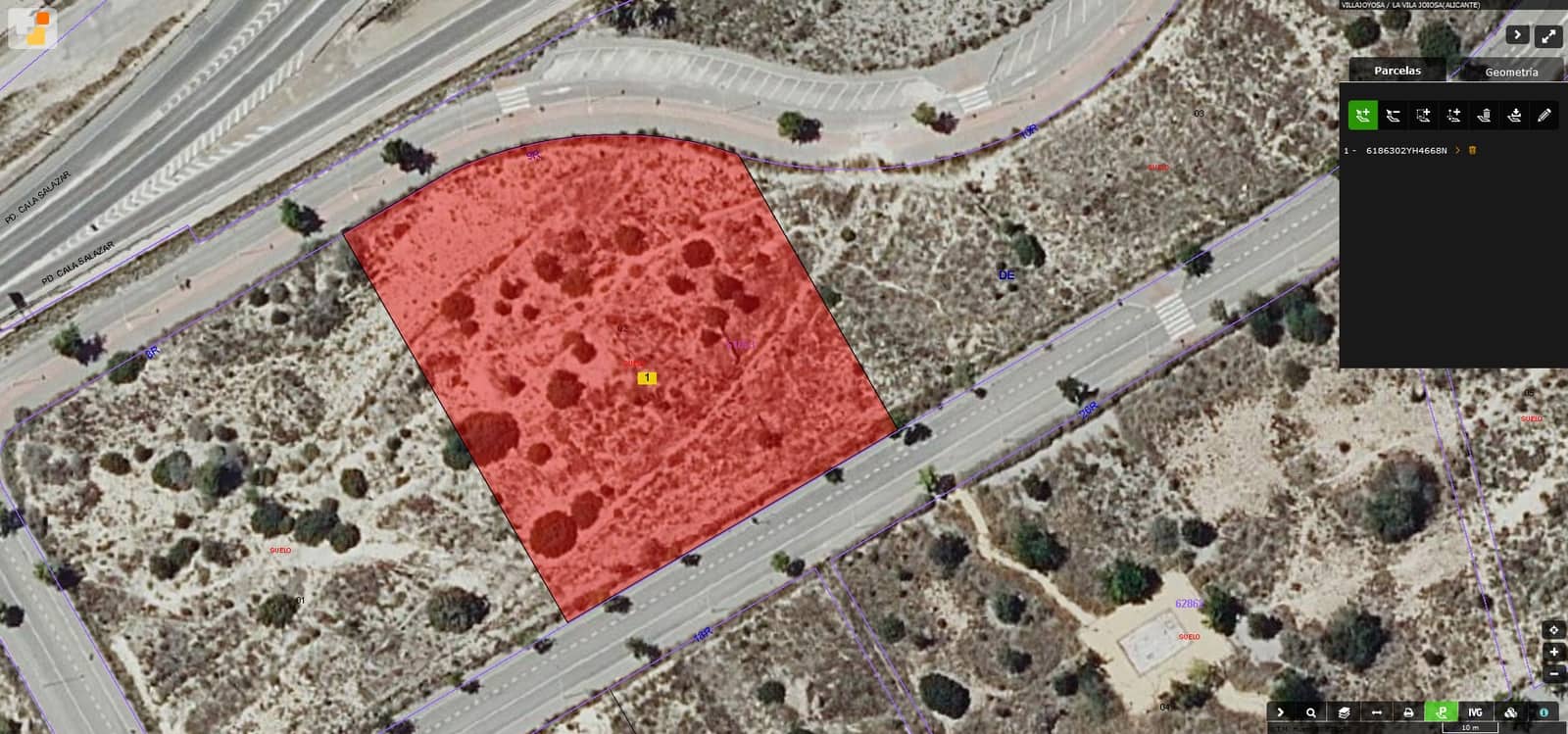 Ubebygd land til salgs i La Villajoyosa / Vila Joiosa - € 1 060 000 (Ref: 9777633)