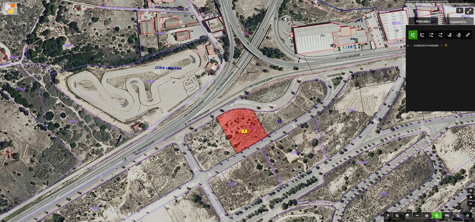 Ubebygd land til salgs i La Villajoyosa / Vila Joiosa - € 1 060 000 (Ref: 9777633)